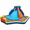 Inflable resbaladero con Pelotas Barco
